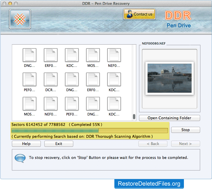 File Search Mac Restore Files - USB Drive