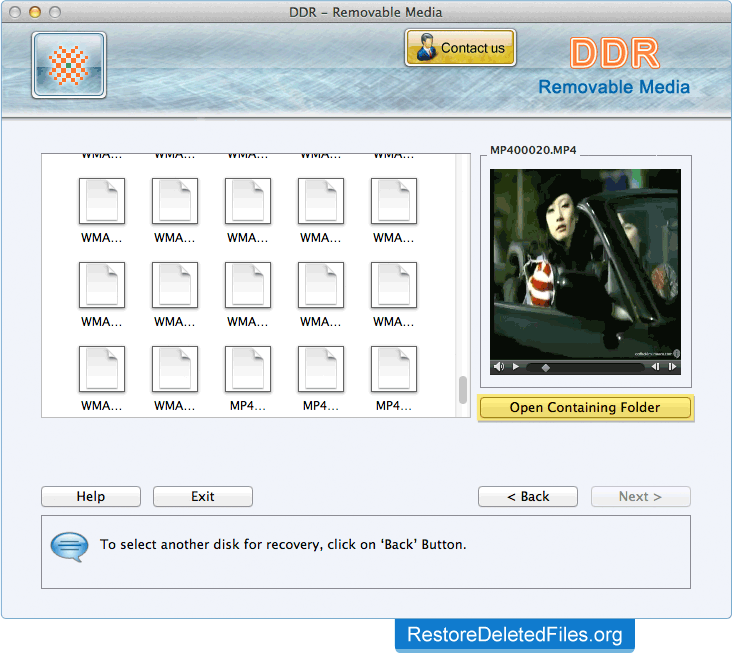 Recovered Files and Folders Mac Restore Files - USB Storage Media