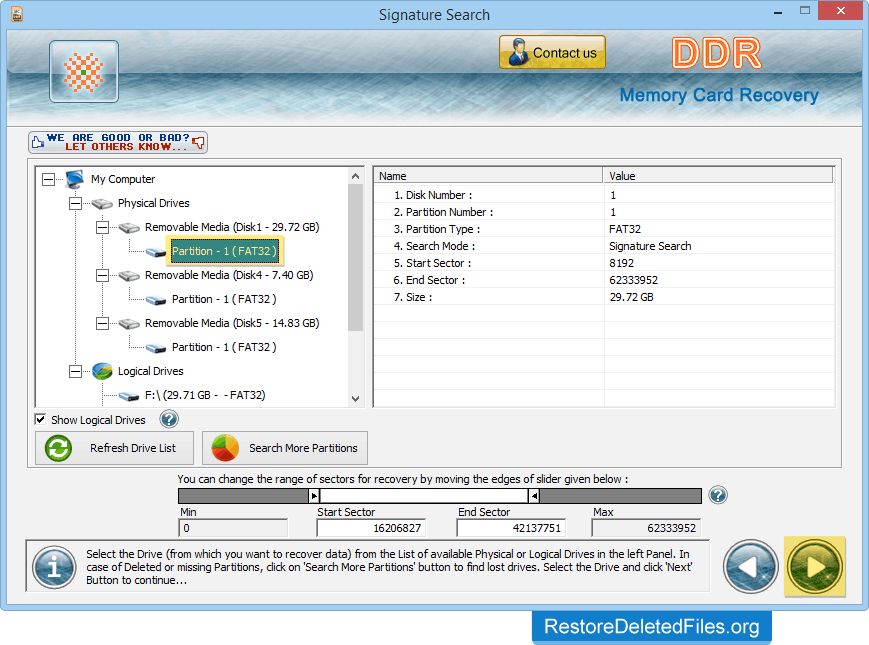 Select Drive Select Drive
