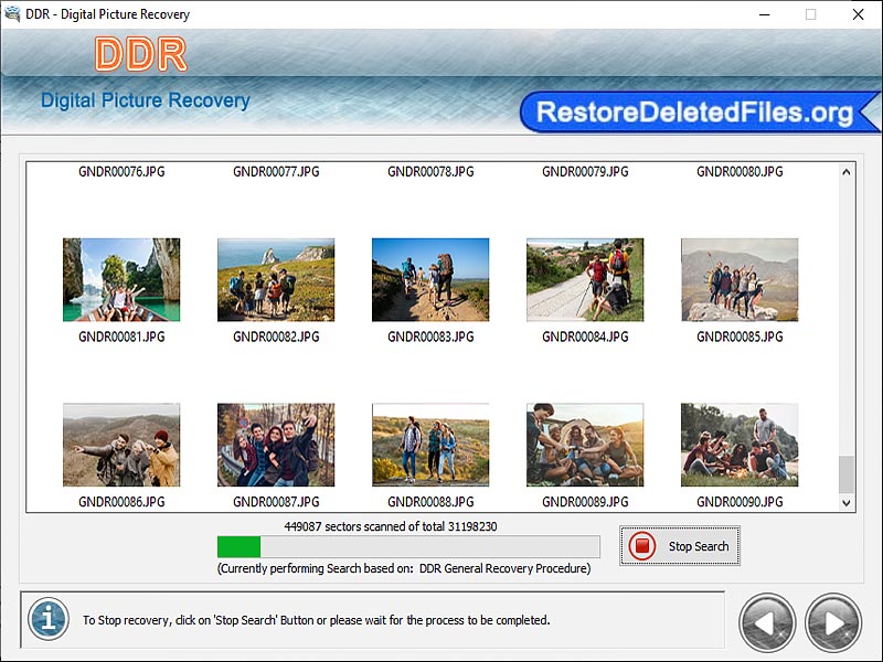 Screenshot of Mac Recovery Photo Software