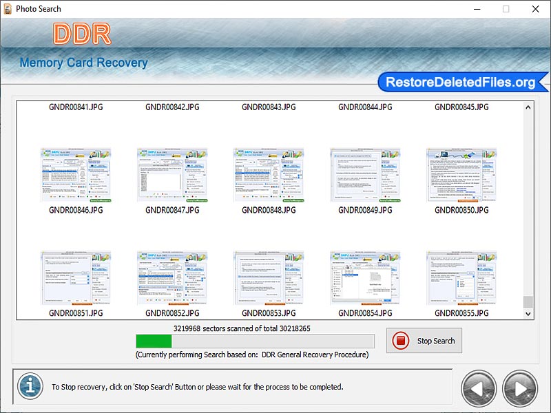 Restore Memory Card Files Software software