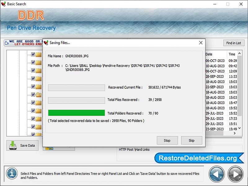 Windows 7 Restore Files USB Drive 5.4.5.1 full