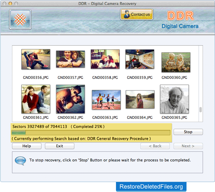 Data Recovery Process Mac Restore Files - Digital Camera