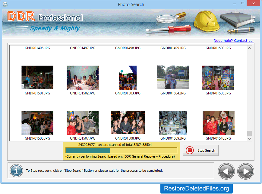 Disk Scanning Process Disk Scanning Process